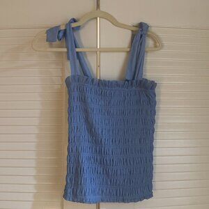 Blue Anthropologie Tank